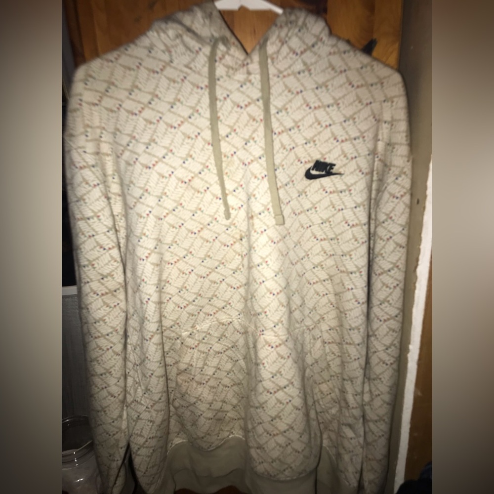 Tan Nike hoodie